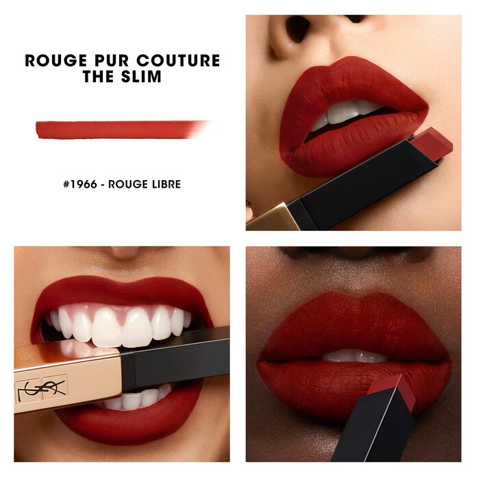 Son YSL The Slim Matte Longwear Lipstick #1966 Rouge Libre - Kallos Vietnam