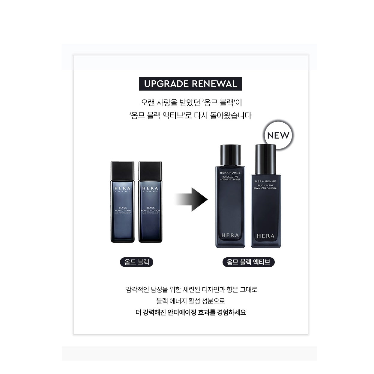 Sữa Dưỡng HERA Homme Black Active Advanced Emulsion-Kallos