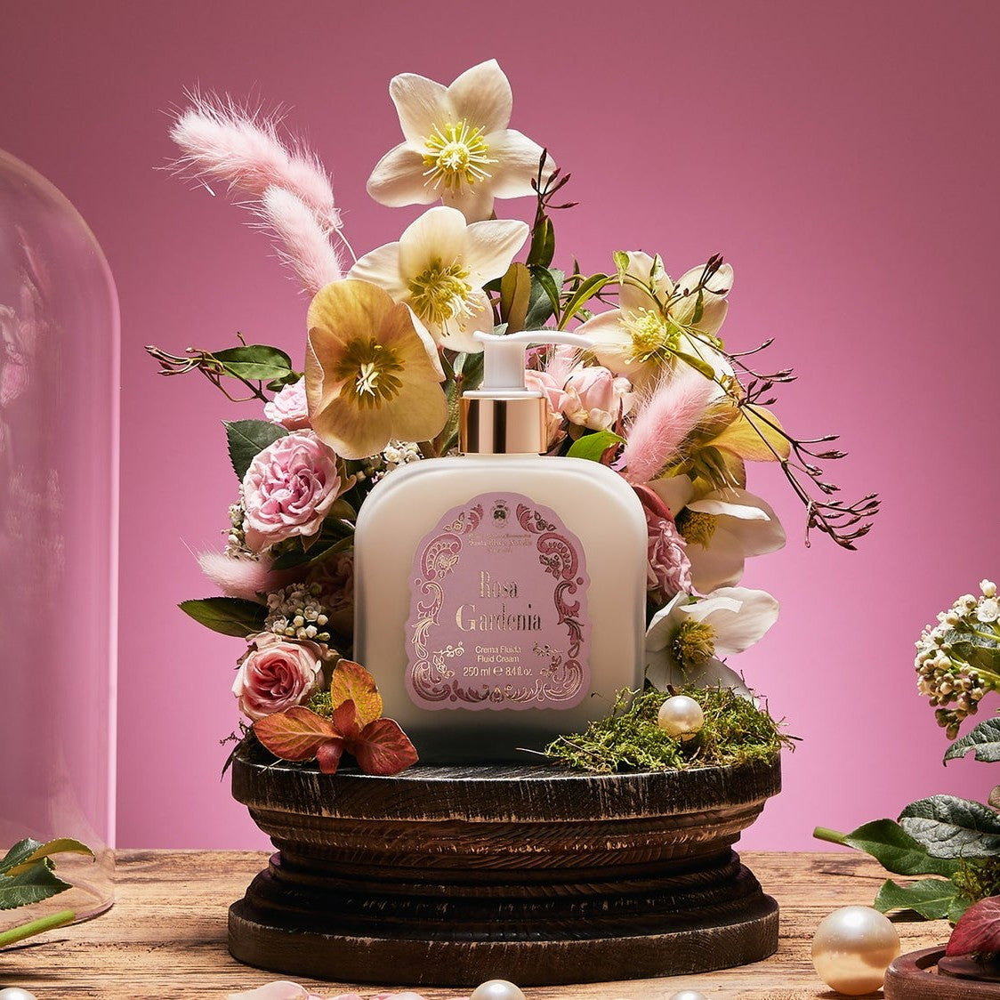Kem Dưỡng Santa Maria Novella Rosa Gardenia Fluid Body Cream-Kallos
