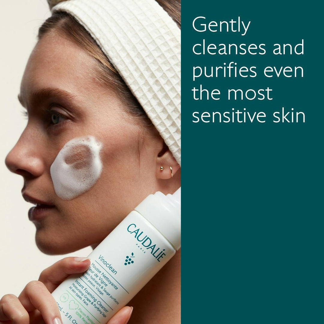 Sữa Rửa Mặt Caudalie Vinoclean Gentle Foam Cleanser #150 mL