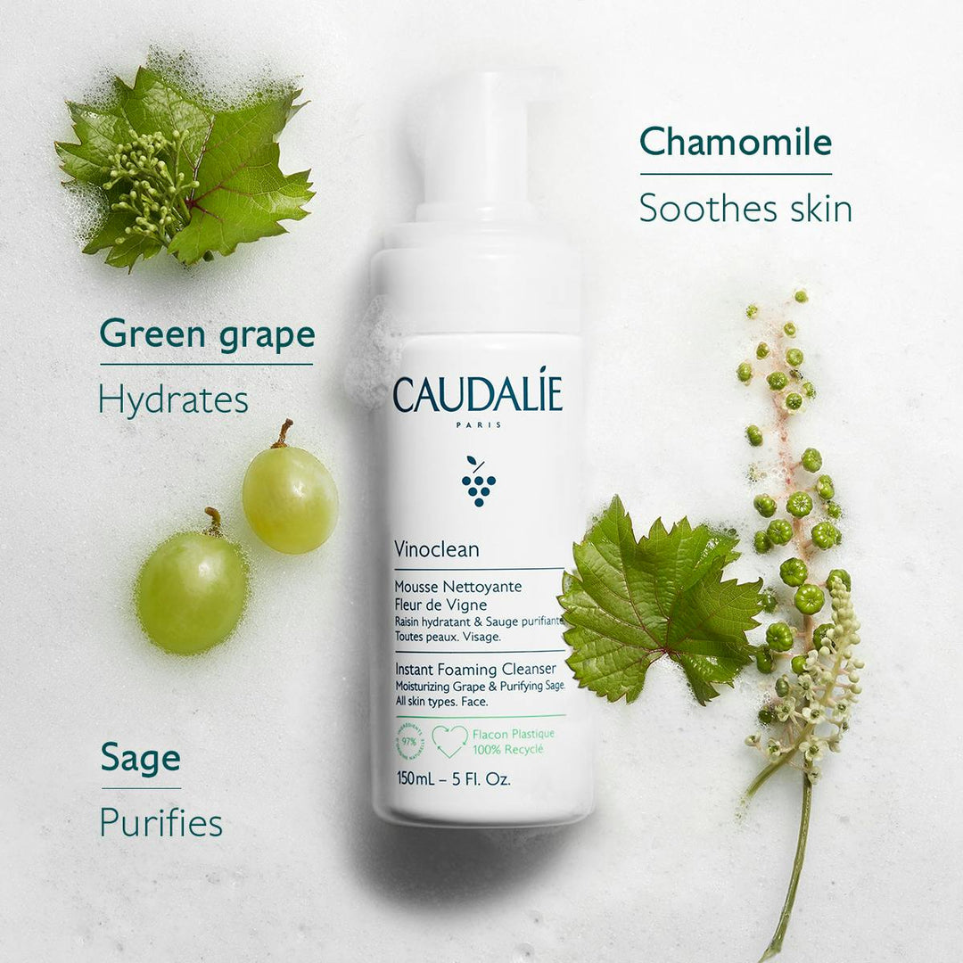 Sữa Rửa Mặt Caudalie Vinoclean Gentle Foam Cleanser #150 mL