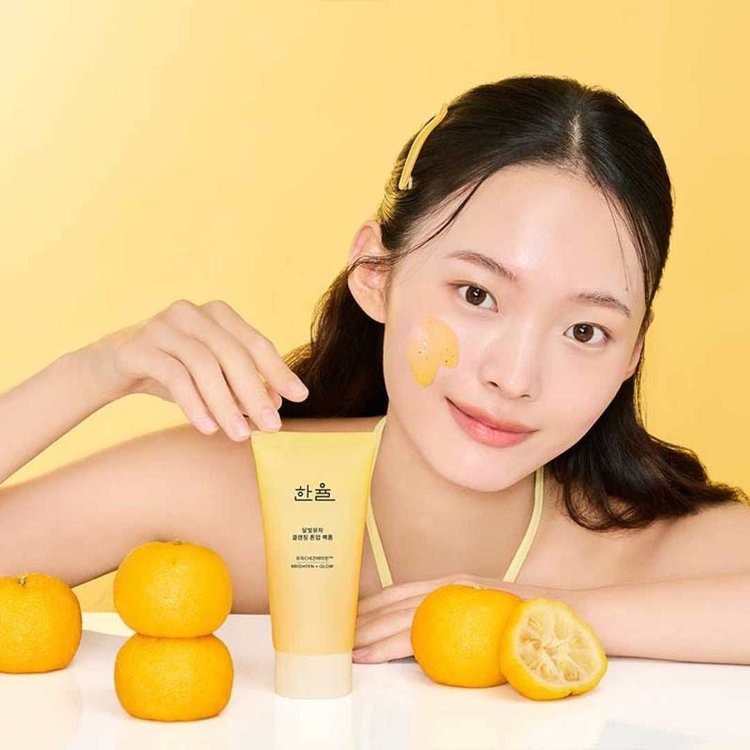 Sữa Rửa Mặt HANYUL Yuja Brightening Mask To Foam Cleanser