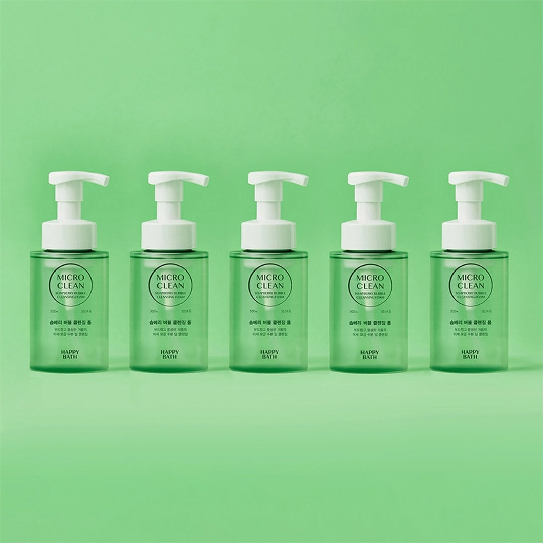 Sữa Rửa Mặt Happy Bath Micro Micellar Soapberry Moisture Bubble Foam
