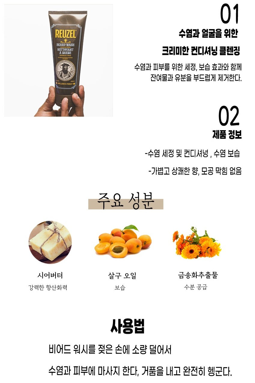 Sữa Rửa Râu REUZEL Beard Wash