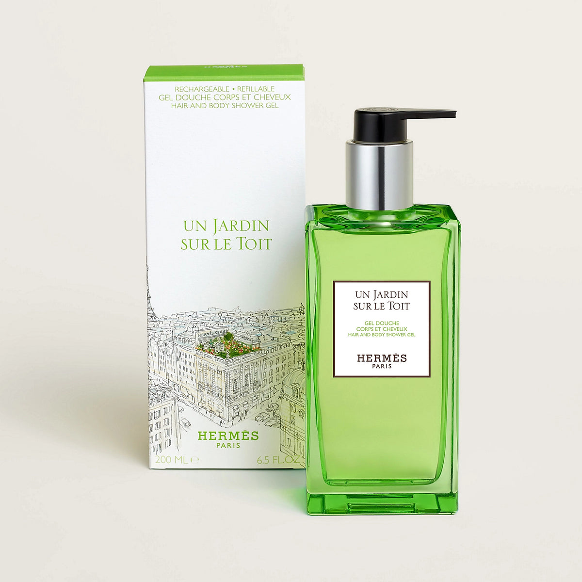 Sữa Tắm Gội HERMÈS Un Jardin sur le Toit Hair & Body Shower Gel