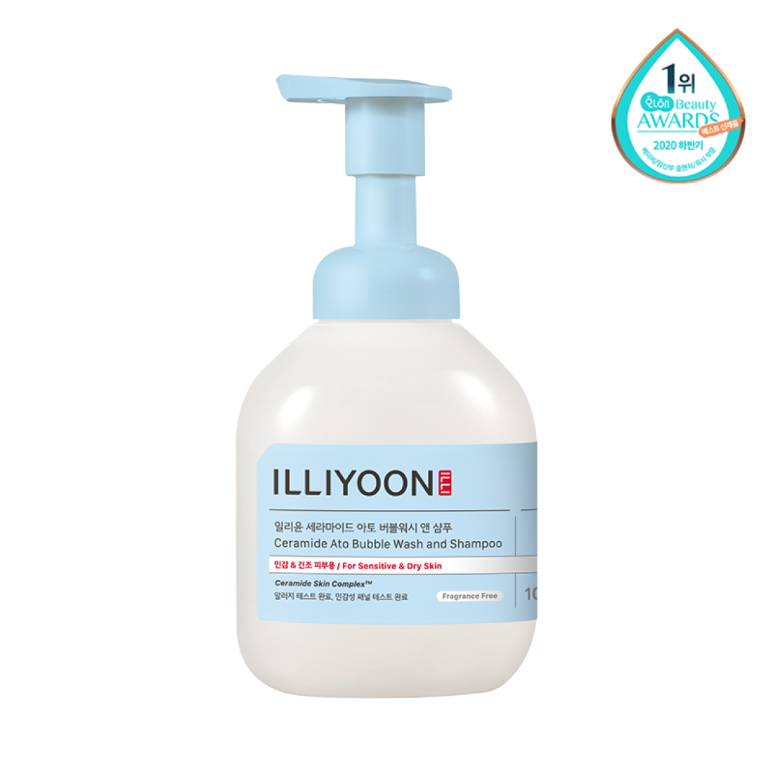 Sữa Tắm Gội Illiyoon Ceramide Ato Bubble Wash And Shampoo