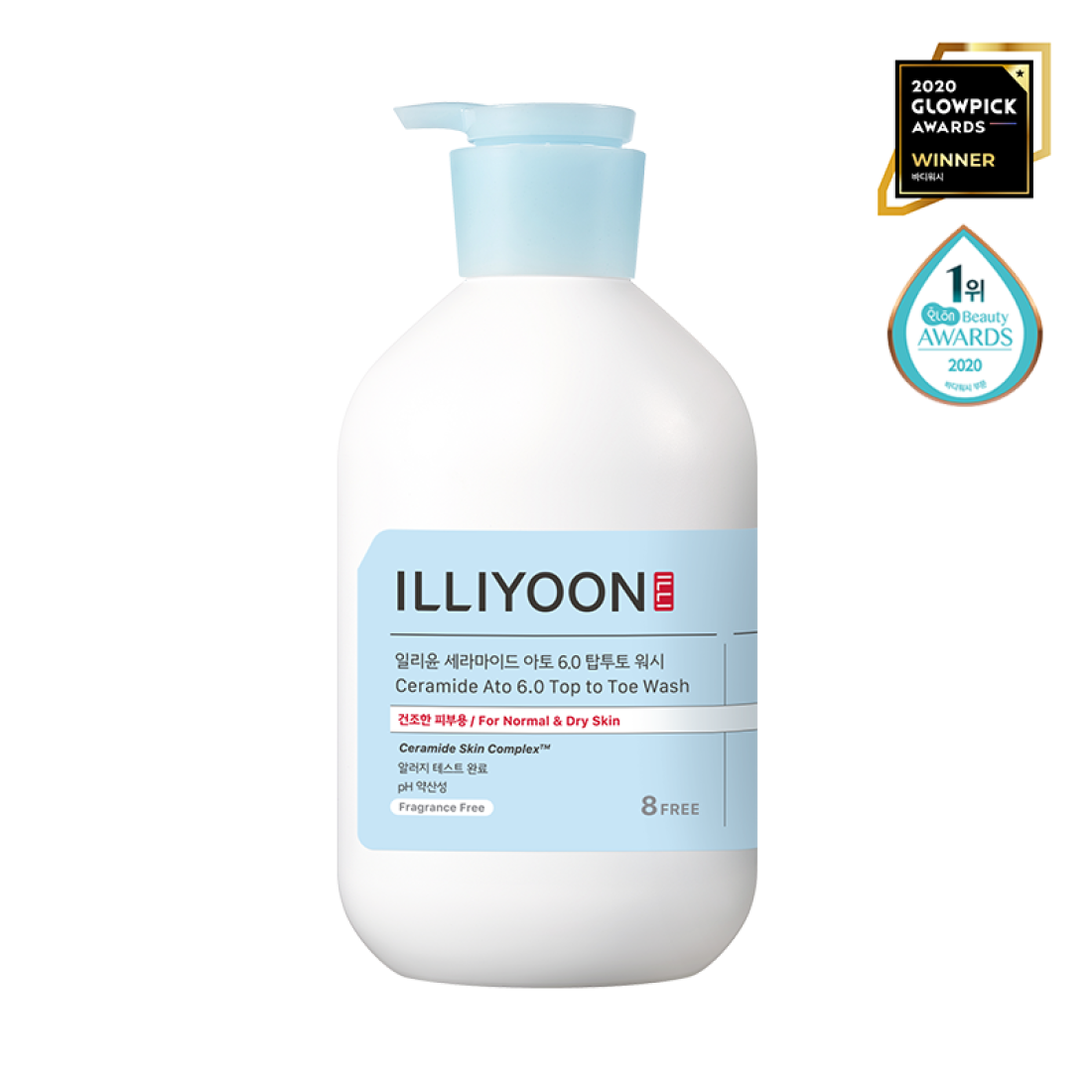 Sữa Tắm Illiyoon Ceramide Ato 6.0 Top To Toe Wash