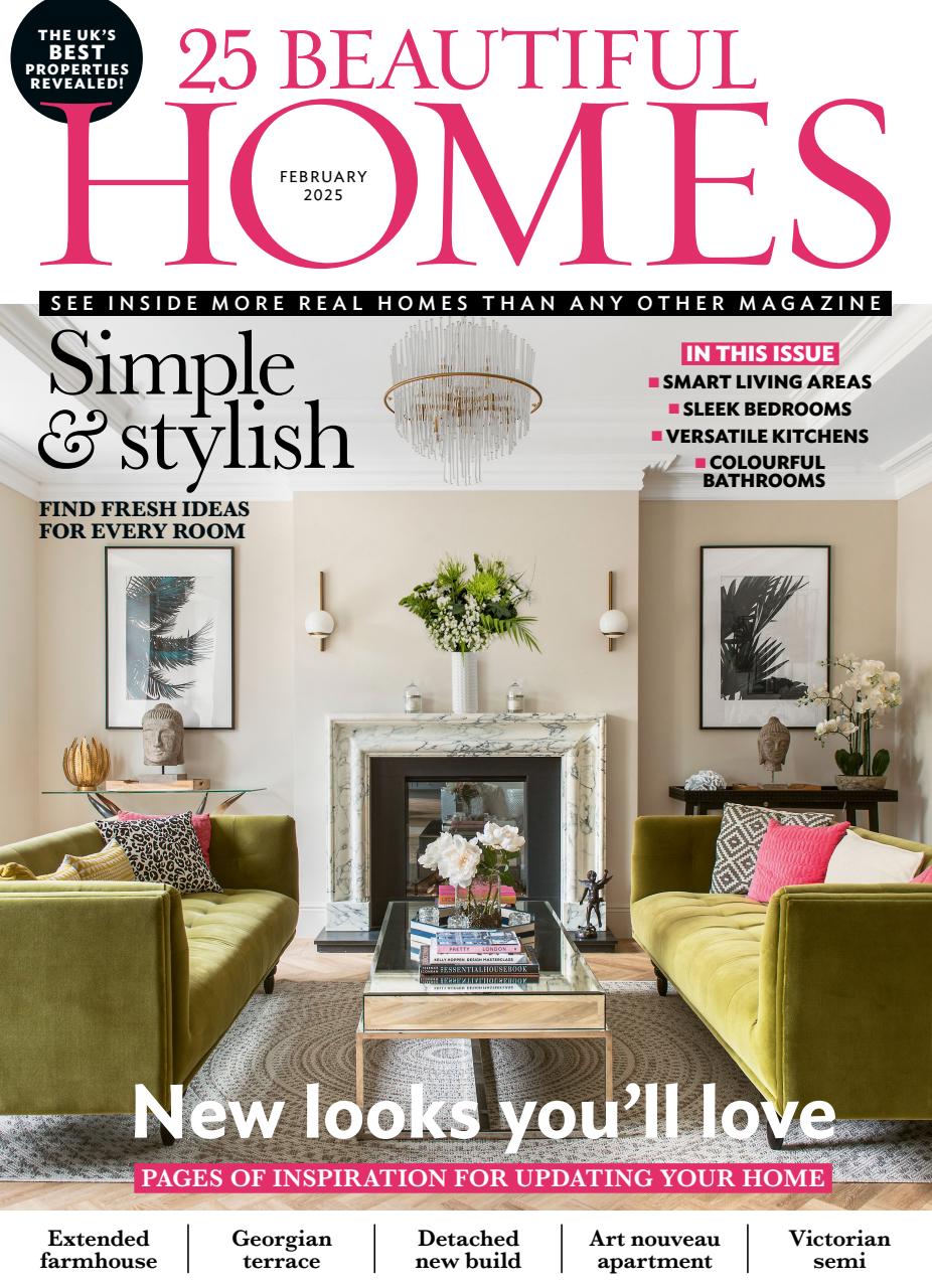 Tạp Chí 25 Beautiful Homes Magazine #February 2025 - Kallos Vietnam