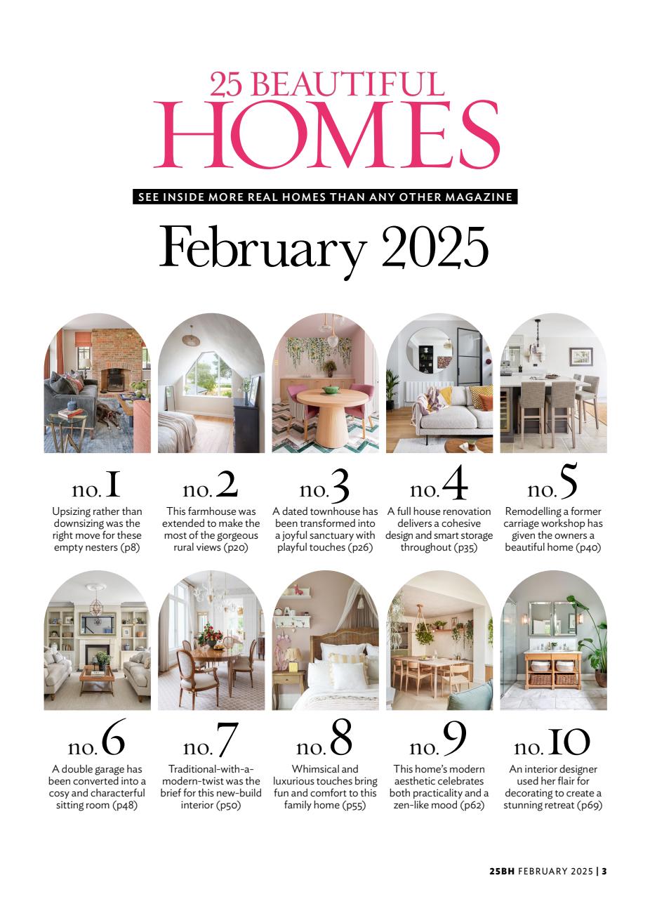 Tạp Chí 25 Beautiful Homes Magazine #February 2025 - Kallos Vietnam