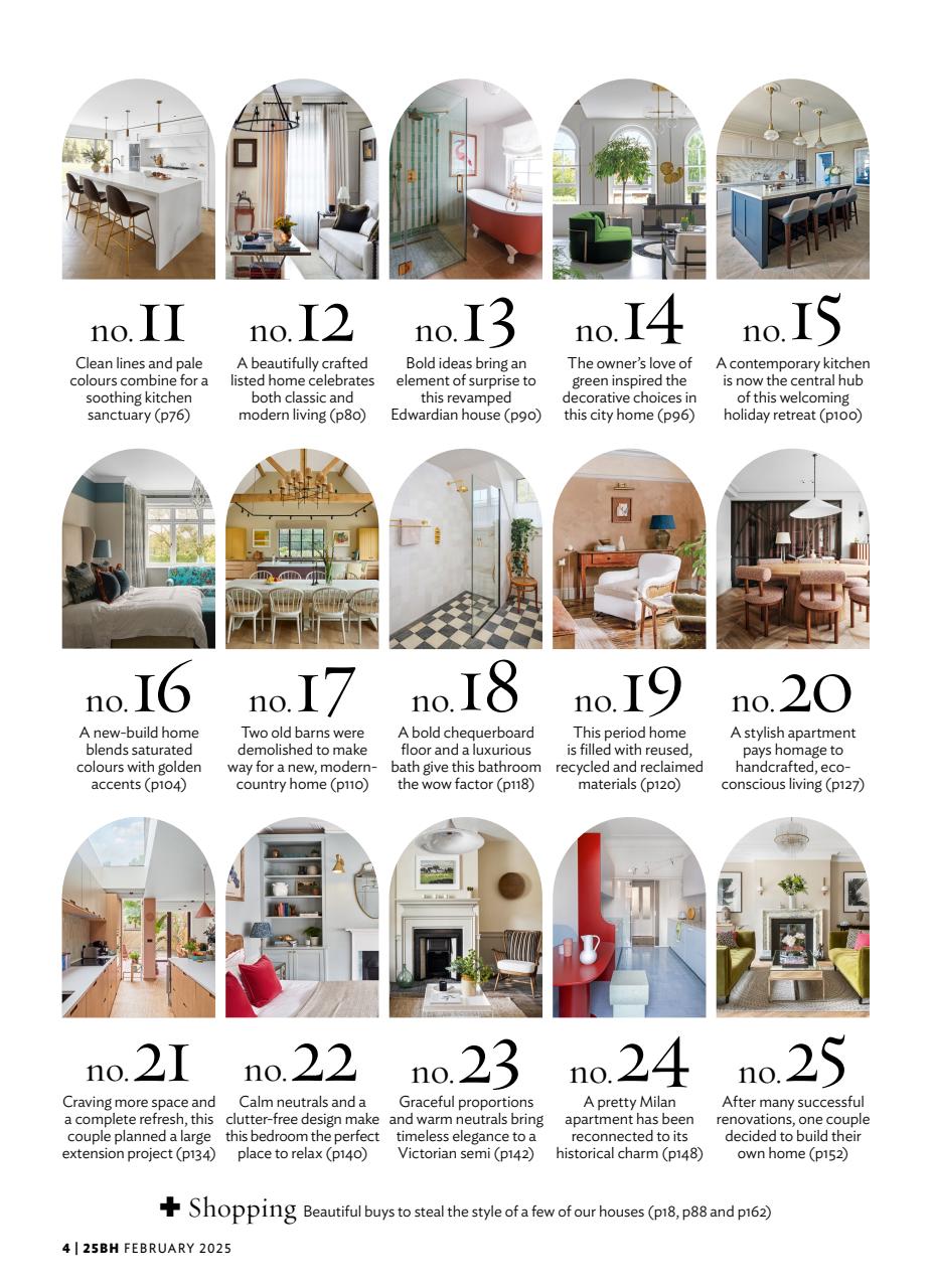 Tạp Chí 25 Beautiful Homes Magazine #February 2025 - Kallos Vietnam