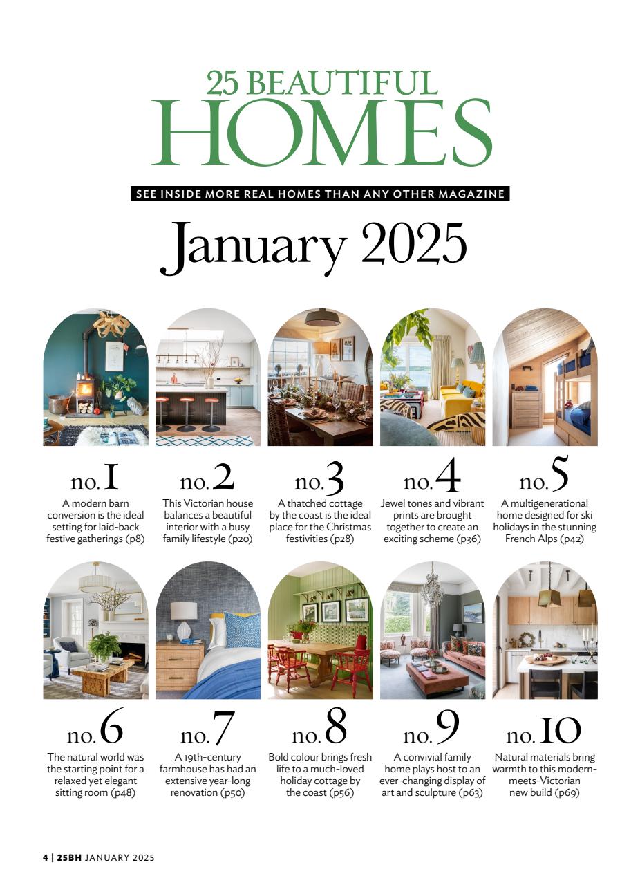 Tạp Chí 25 Beautiful Homes Magazine #January 2025 - Kallos Vietnam