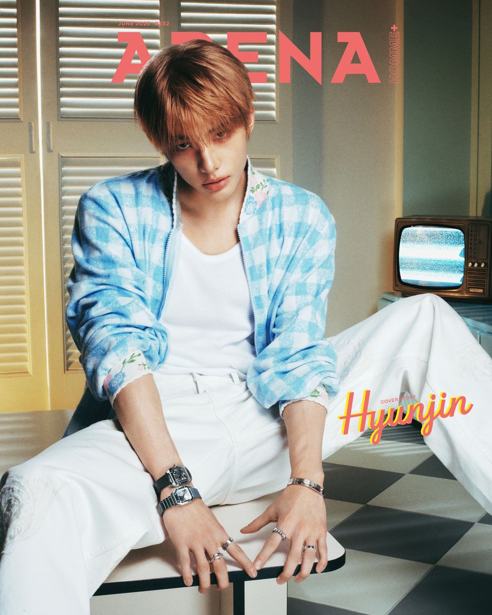 Tạp Chí ARENA Homme+ (Korea) Magazine #June 2025 - Stray Kids-Kallos