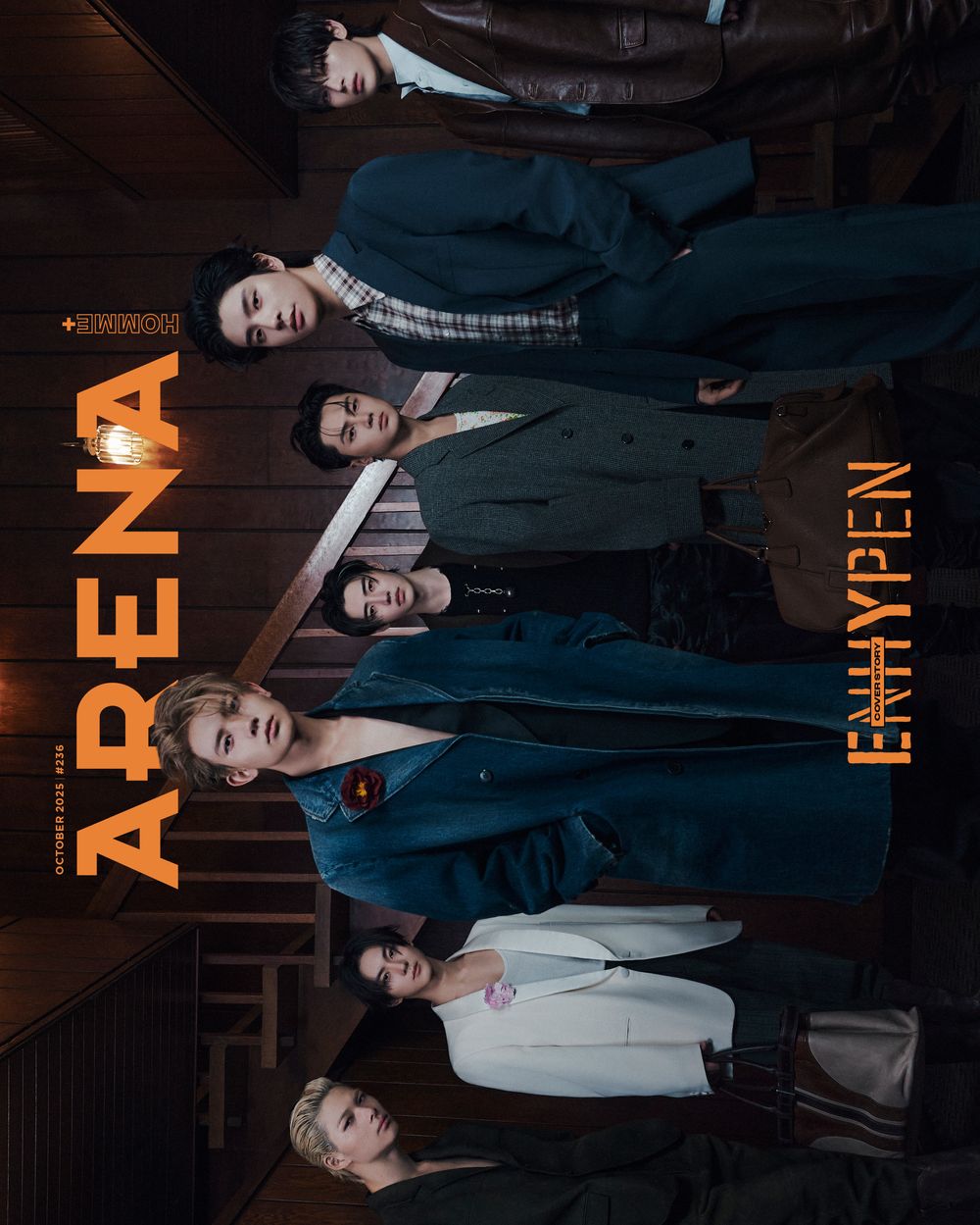 Tạp Chí ARENA Homme+ (Korea) Magazine #October 2025 - ENHYPEN