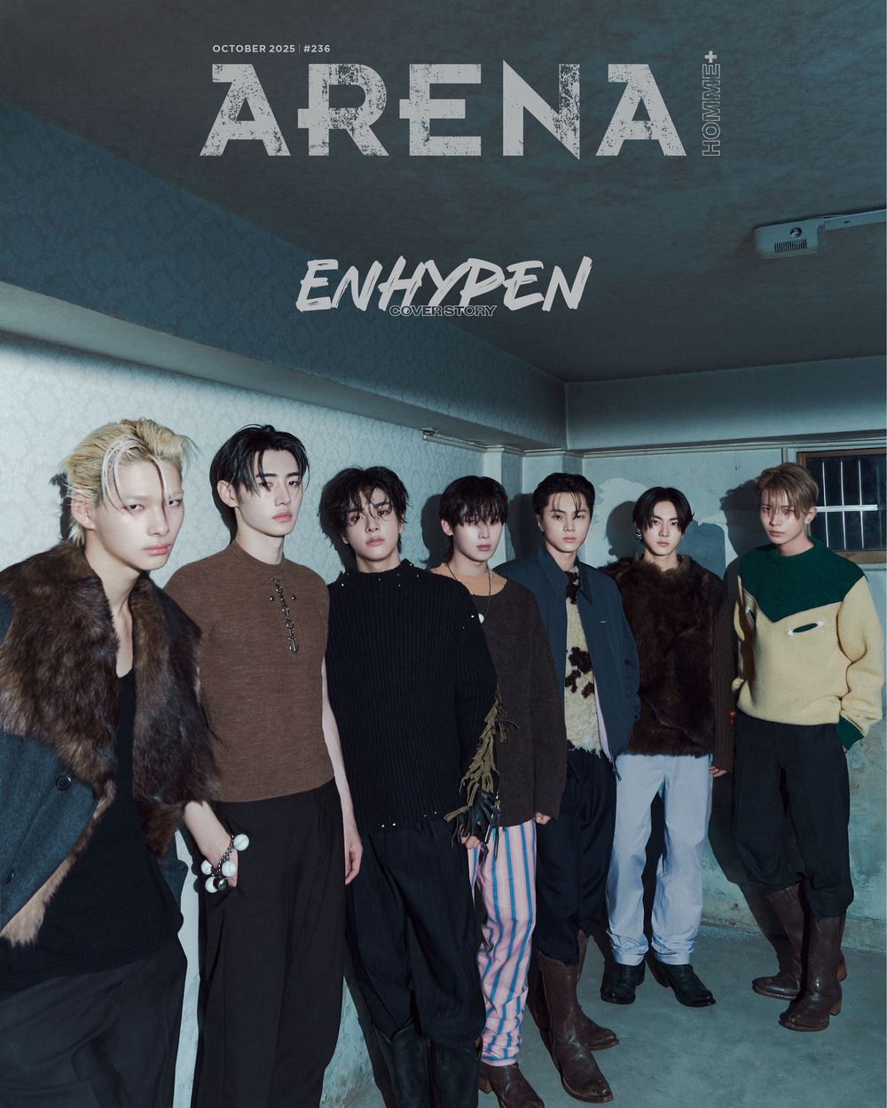 Tạp Chí ARENA Homme+ (Korea) Magazine #October 2025 - ENHYPEN
