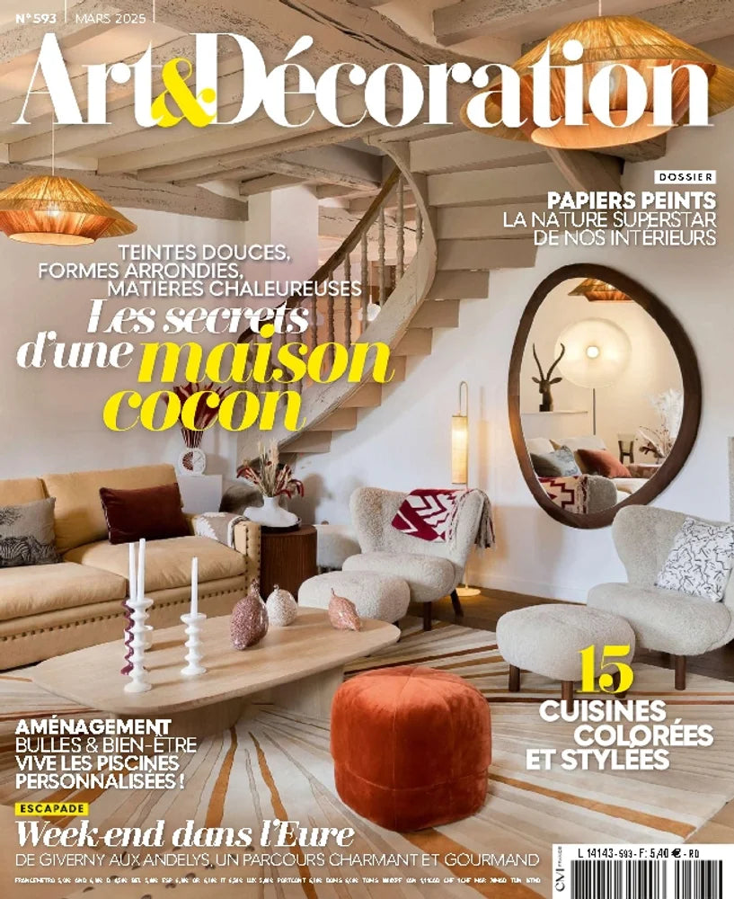 Tạp Chí Art & Décoration (France) Magazine #Issue 593 - March 2025-Kallos