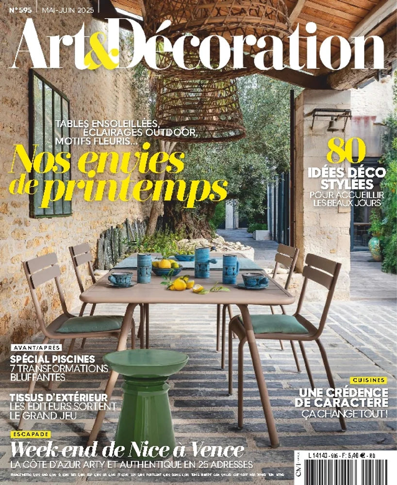 Tạp Chí Art & Décoration (France) Magazine #Issue 595 - May / June 2025