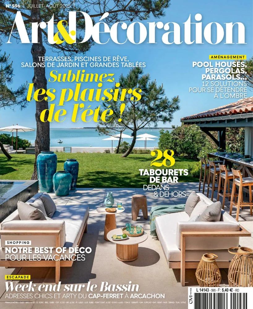 Tạp Chí Art & Décoration (France) Magazine #Issue 596 - July / August 2025