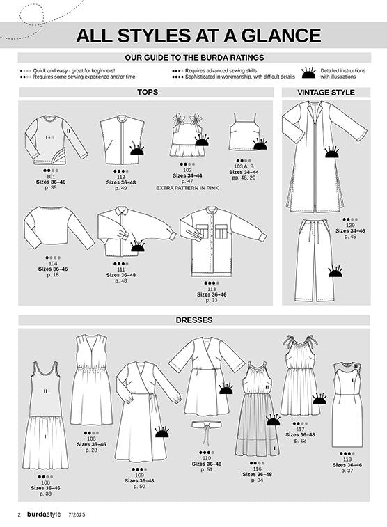 Tạp Chí Burda Style Magazine #July 2025