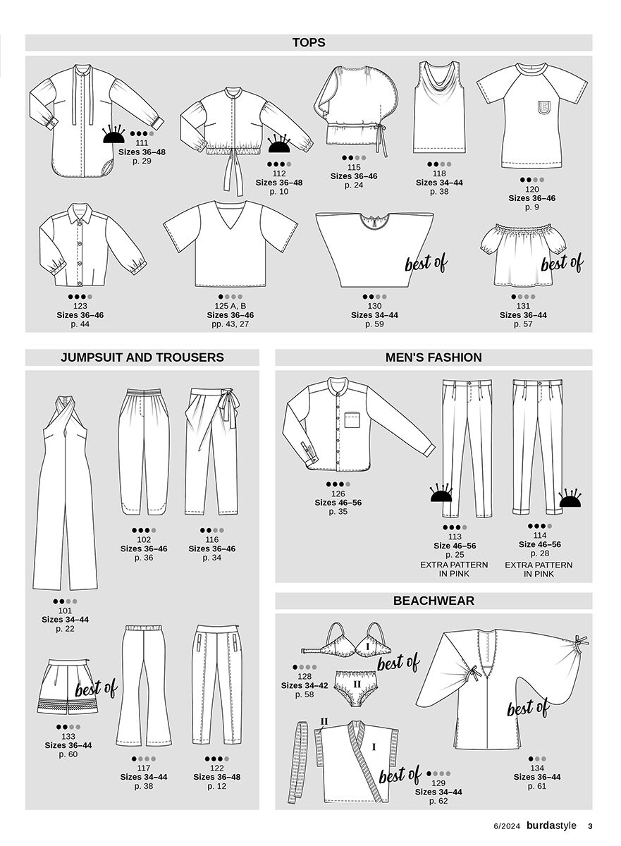 Tạp Chí Burda Style Magazine #June 2024