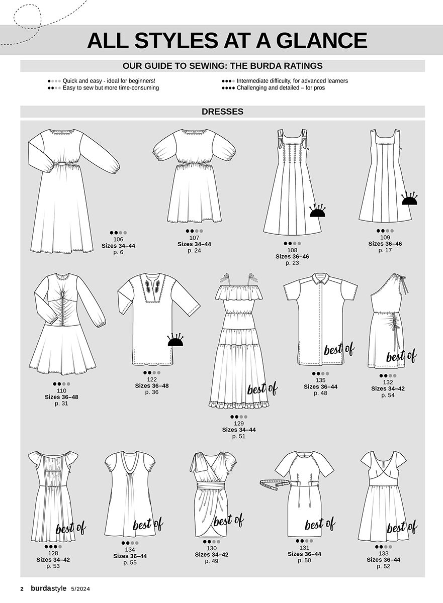 Tạp Chí Burda Style Magazine #May 2024