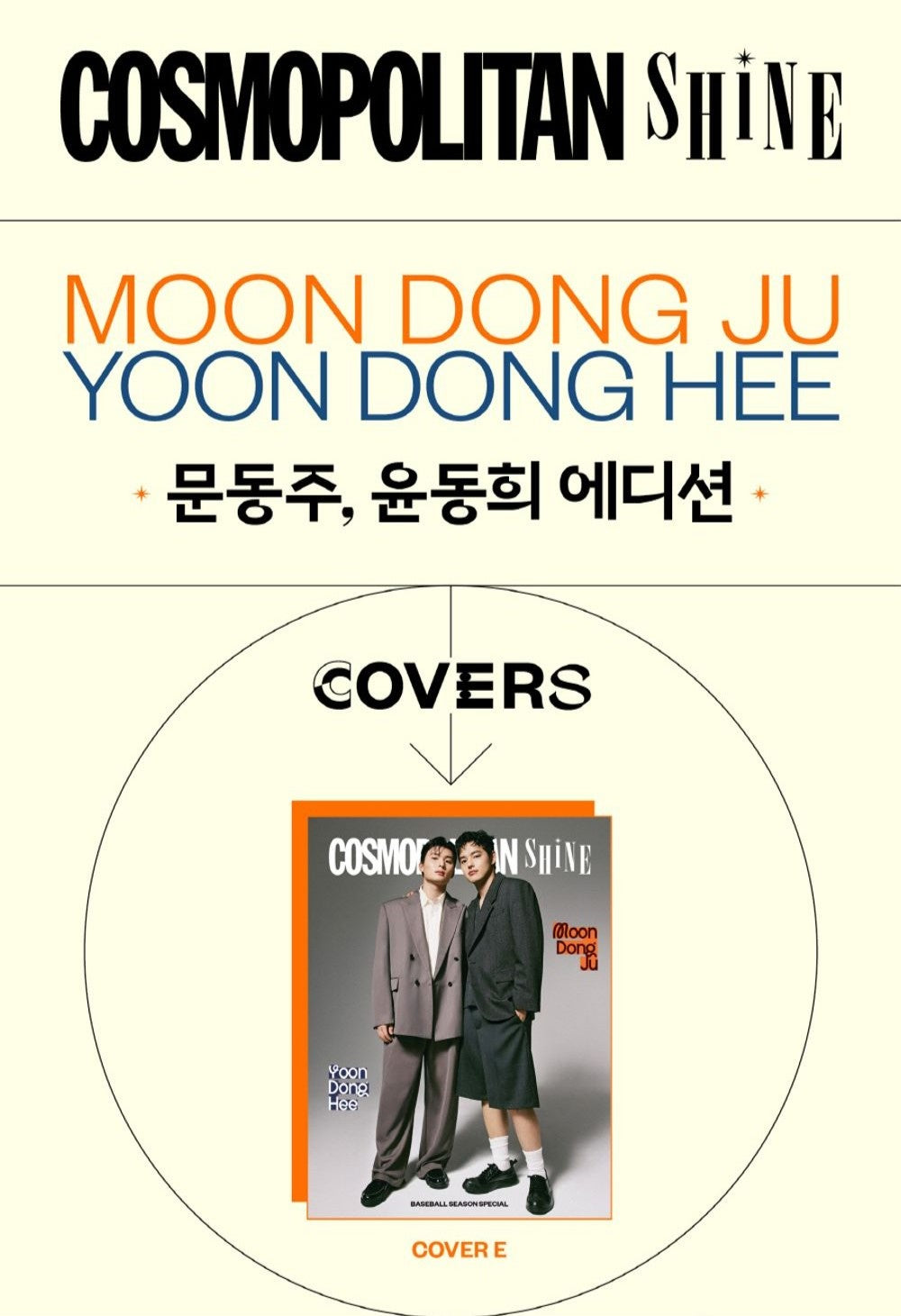 Tạp Chí Cosmopolitan Shine Magazine #Moon Dong-Ju & Yoon Dong-Hee - Kallos Vietnam