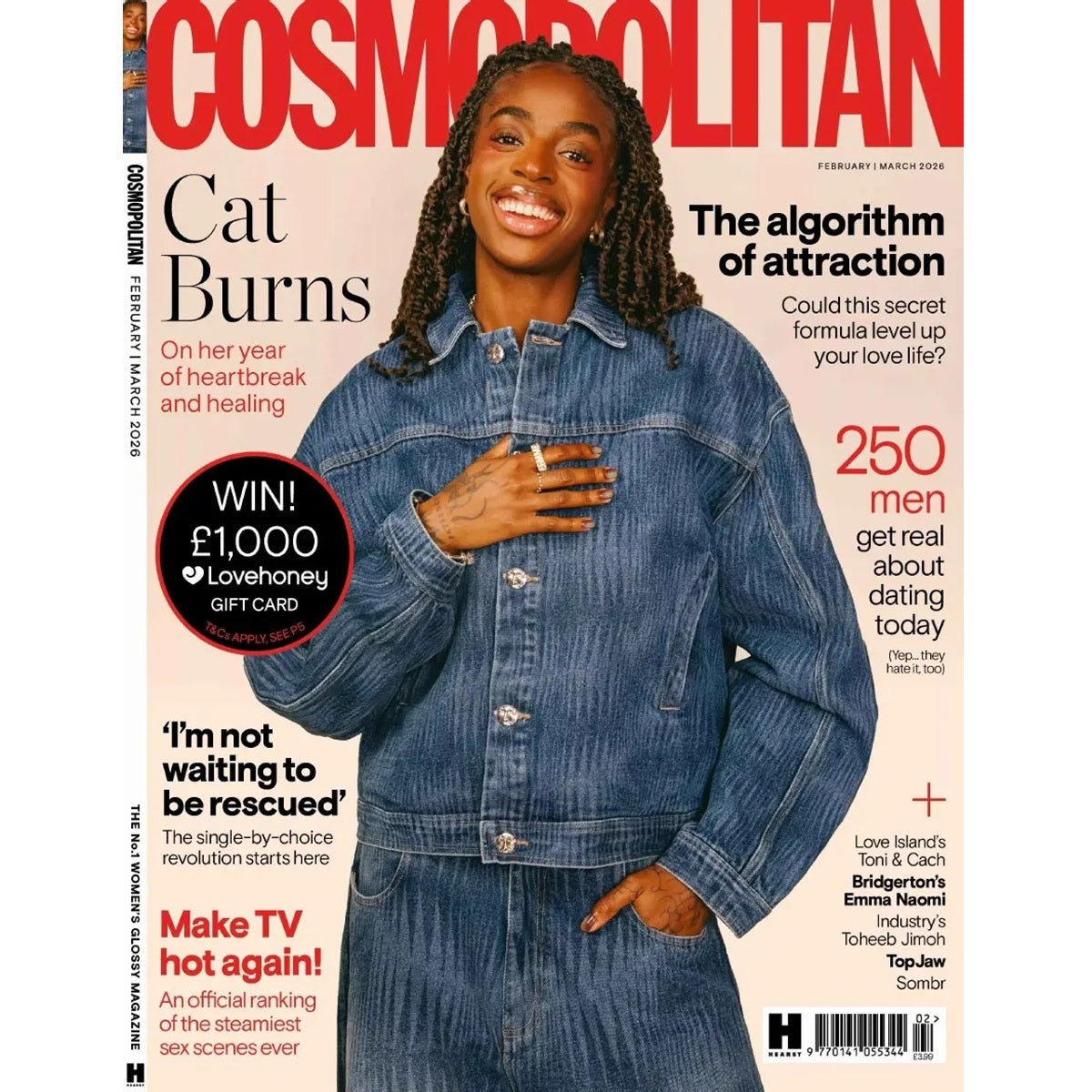 Tạp Chí Cosmopolitan (UK)  – February/March 2026 - Cat Burns