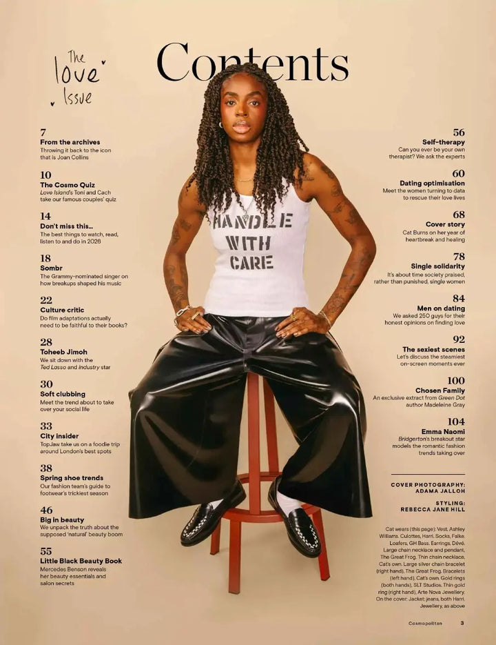 Cosmopolitan (UK) Magazine – February/March 2026 - Cat Burns