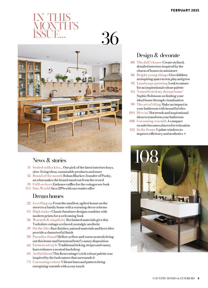 Tạp Chí Country Homes &amp; Interiors Magazine 