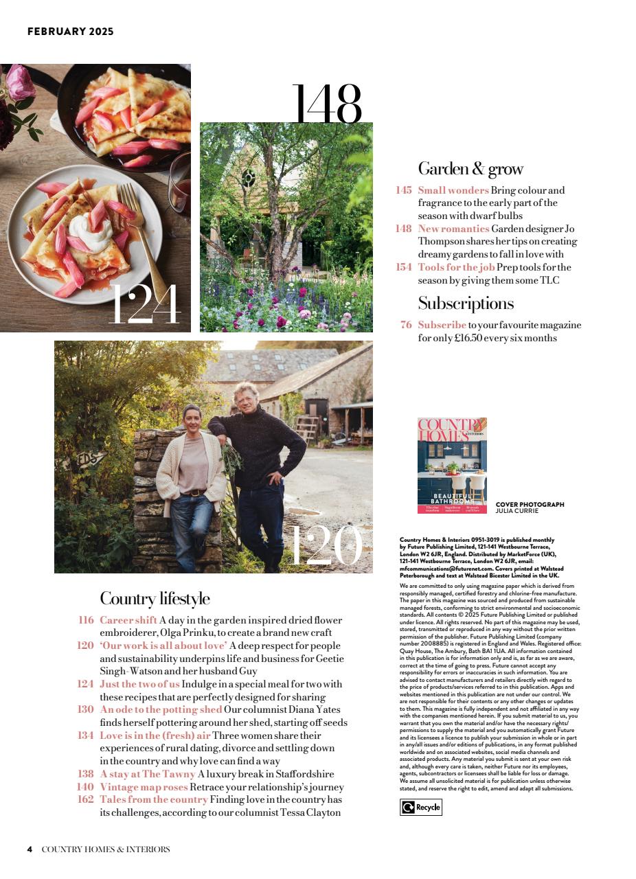 Tạp Chí Country Homes & Interiors Magazine #February 2025 - Kallos Vietnam