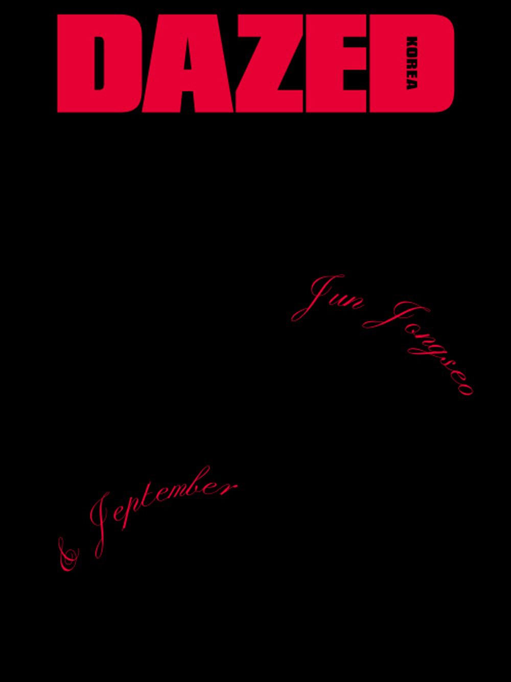 Tạp Chí DAZED (Korea) Magazine #September 2025