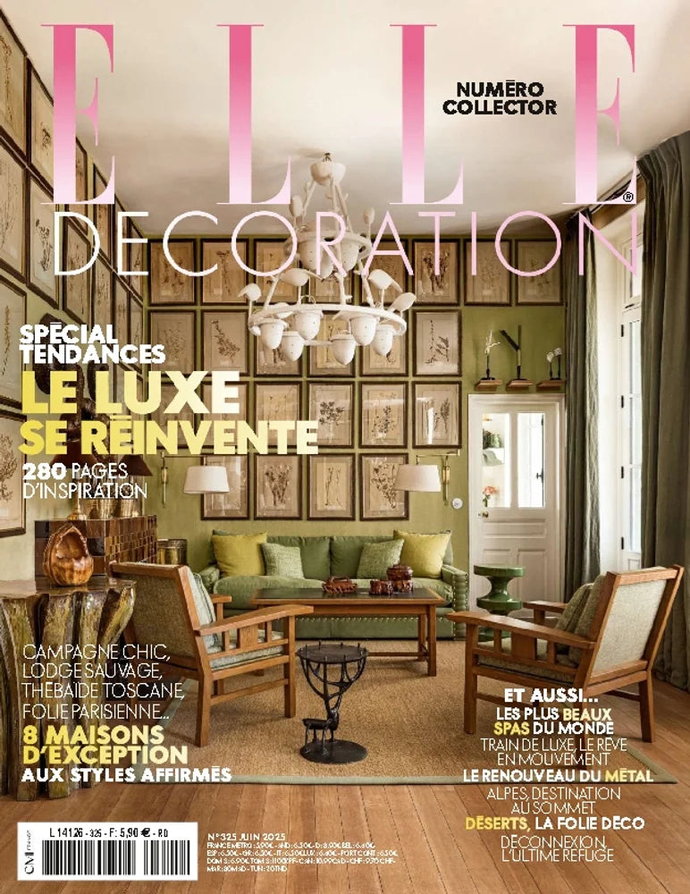 Tạp Chí ELLE Décoration (France) Magazine #Issue 325 / June 2025