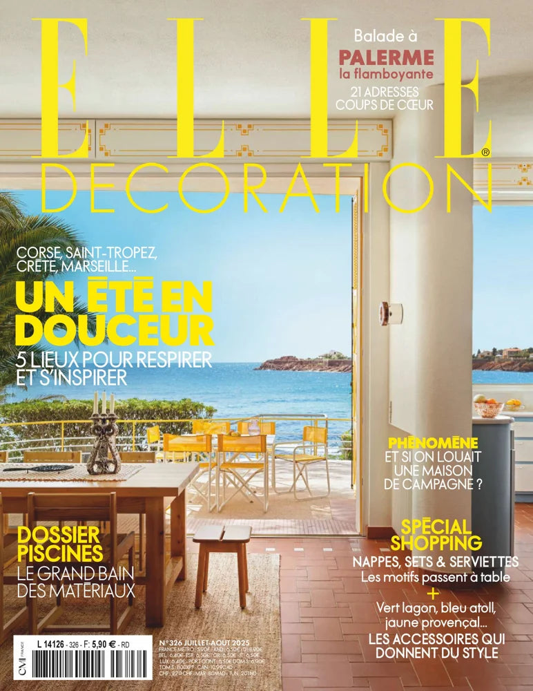 Tạp Chí ELLE Décoration (France) Magazine #Issue 326 / July - August 2025-Kallos