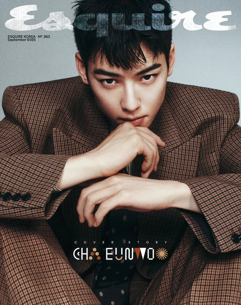 Tạp Chí ESQUIRE (Korea) Magazine #September 2025 - Cha Eun-woo-Kallos