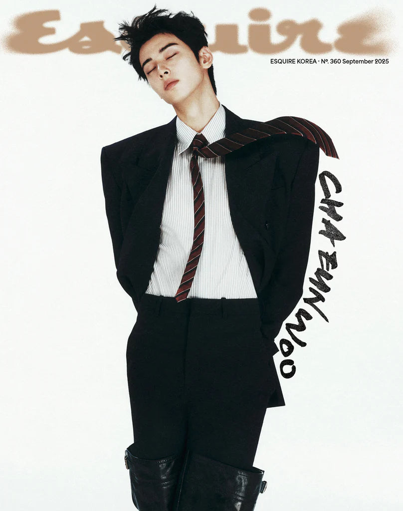 Tạp Chí ESQUIRE (Korea) Magazine #September 2025 - Cha Eun-woo-Kallos