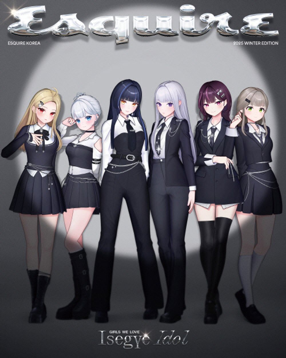 Tạp Chí ESQUIRE (Korea) Magazine #Winter Edition - Another World Idol