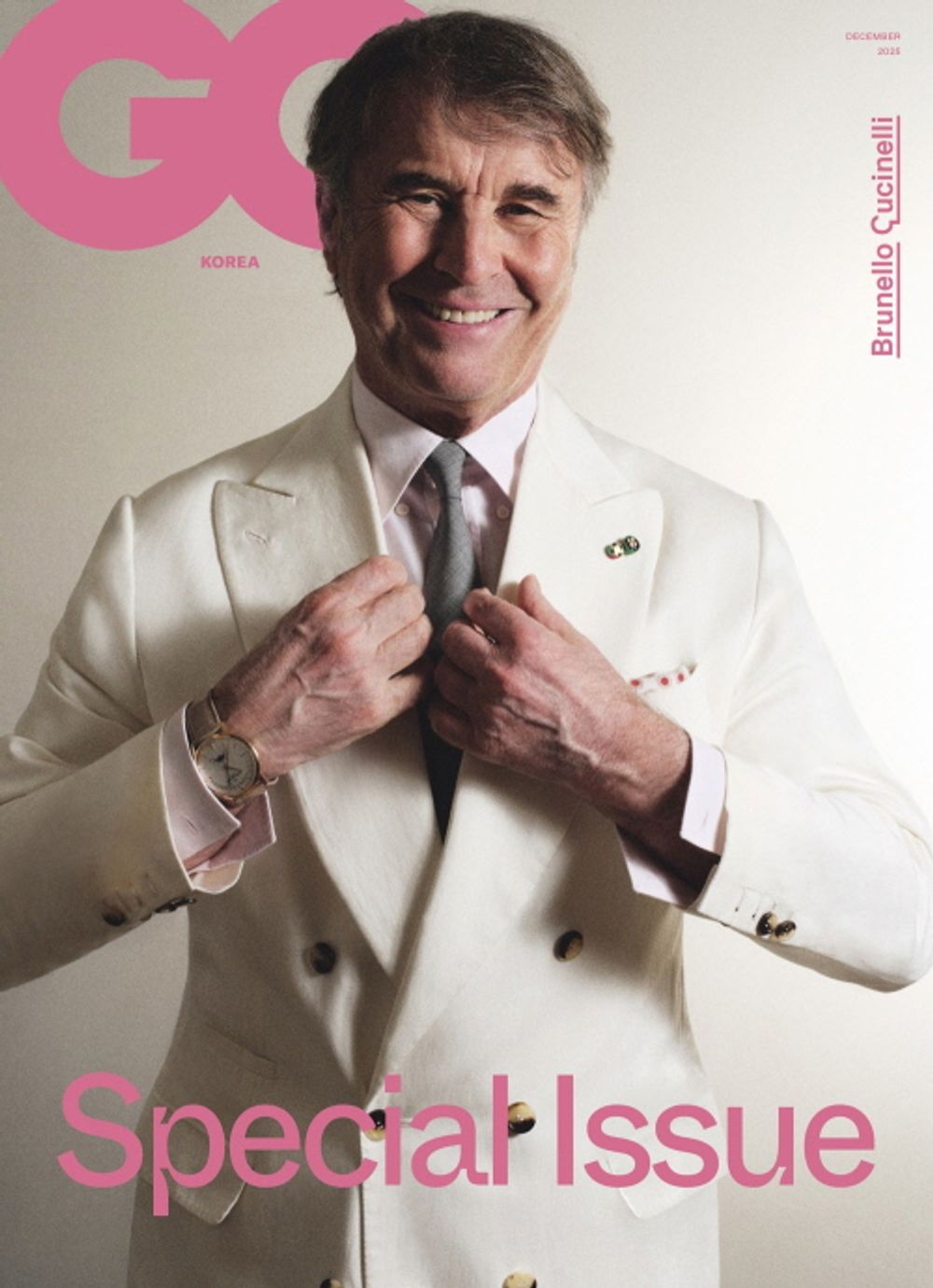 Tạp Chí GQ (Korea) Magazine #December 2025 - Brunello Cucinelli-Kallos