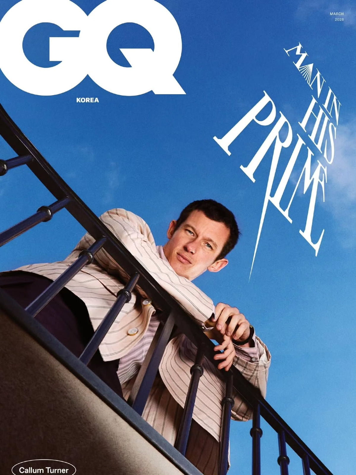 Tạp Chí GQ (Korea) Magazine #March 2026 - Callum Turner