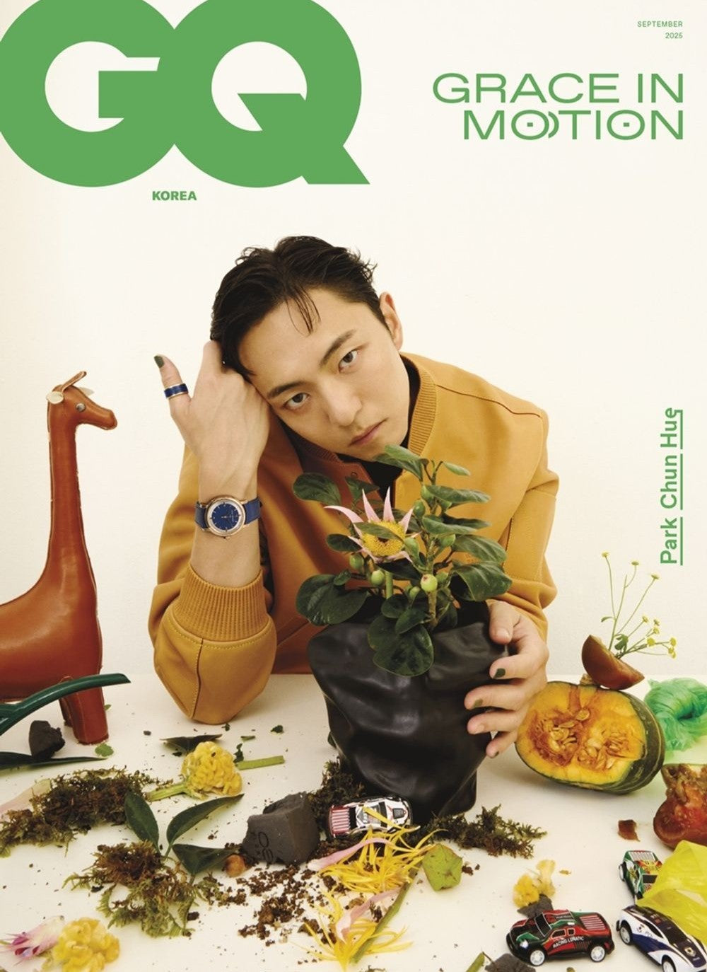 Tạp Chí GQ (Korea) Magazine #September 2025 - Park Chun-hue-Kallos