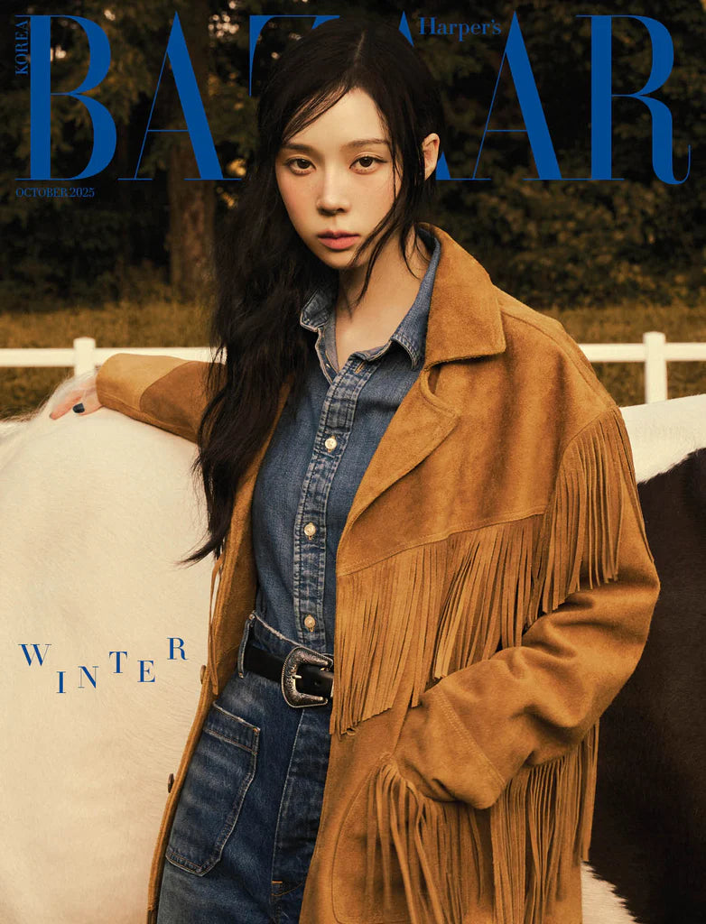 Tạp Chí Harper's Bazaar (Korea) Magazine #October 2025 - WINTER (Aespa)-Kallos