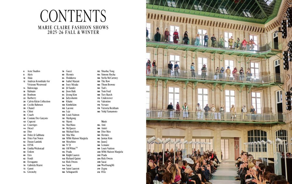 Tạp Chí Marie Claire Fashion Shows (Korea) Magazine #Fall / Winter 2025-Kallos