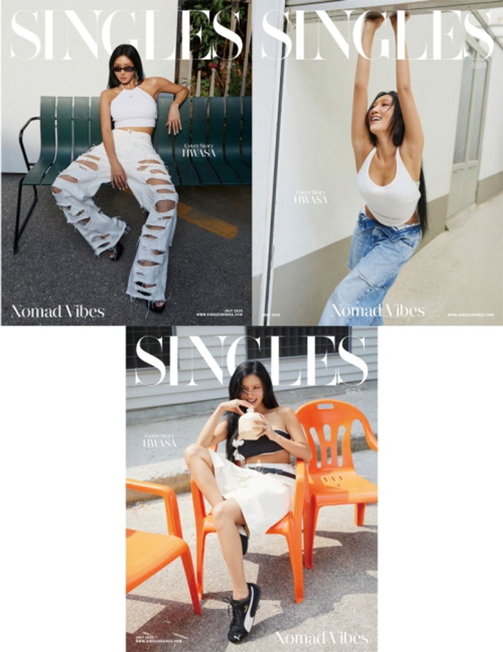 Tạp Chí Singles (Korea) Magazine #July 2025 - Hwasa-Kallos