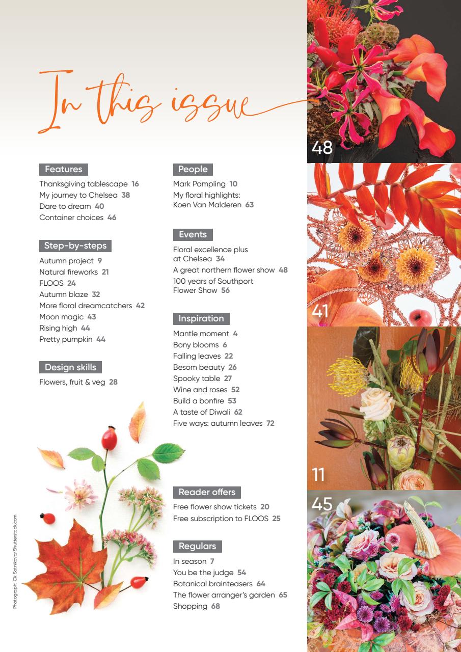 Tạp Chí The Flower Arranger (UK) Magazine #Fall 2025