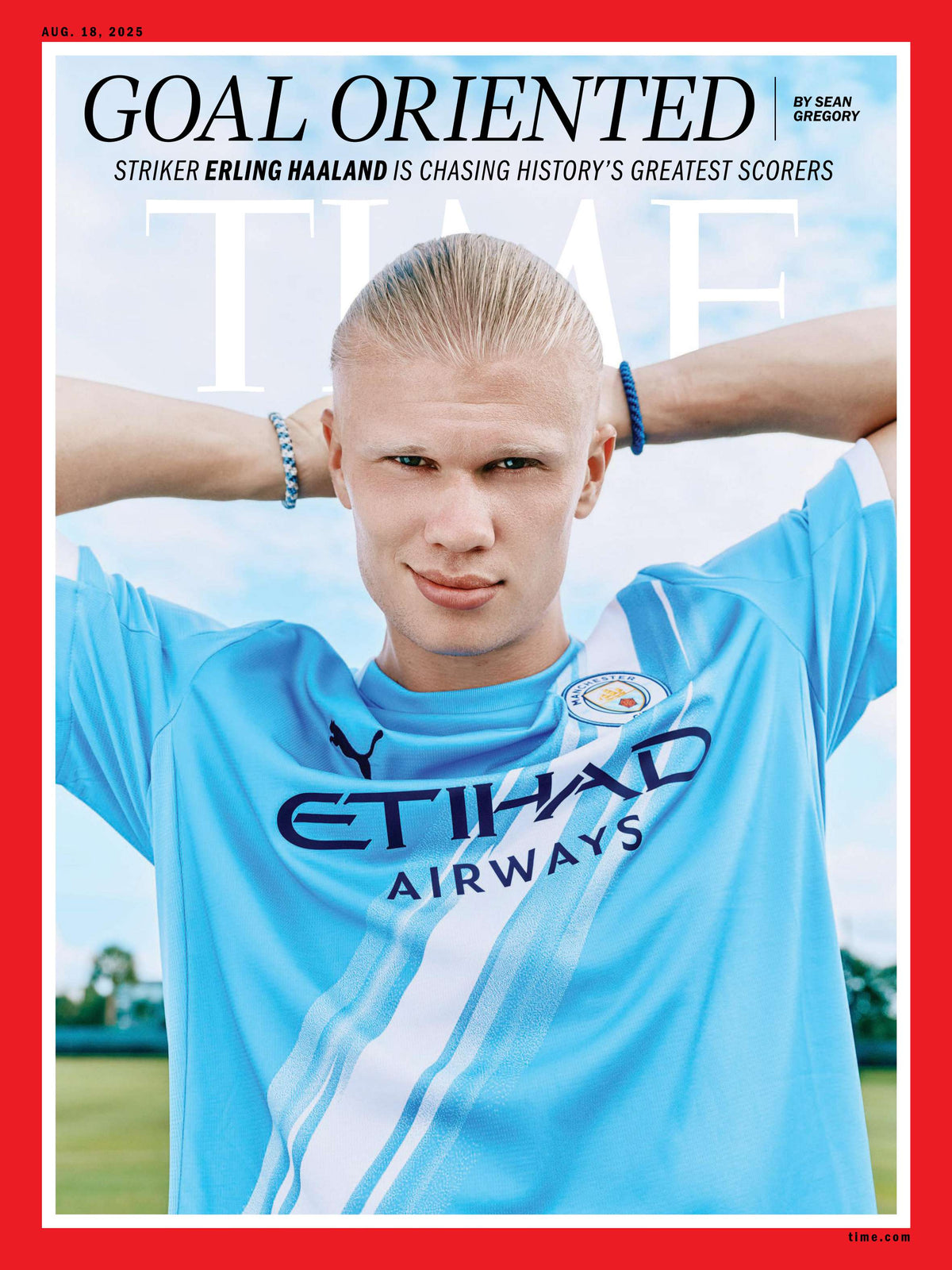 Tạp Chí TIME Magazine #August 18, 2025 - Striker Erling Haaland