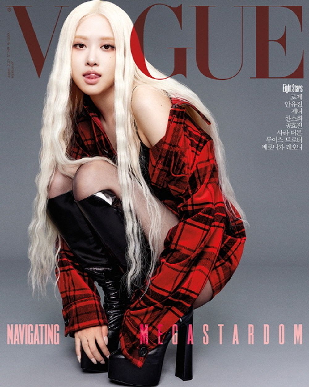Tạp Chí VOGUE (Korea) Magazine #August 2025 - Rosé (BlackPink)-Kallos