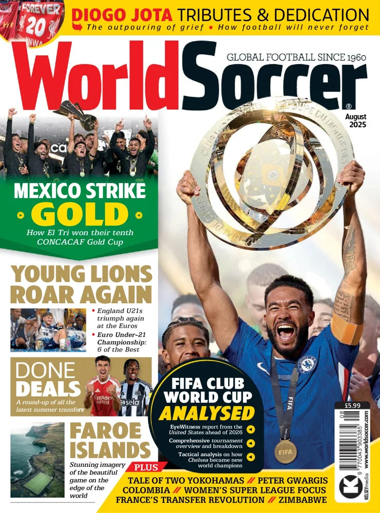 Tạp Chí World Soccer (UK) Magazine #August 2025-Kallos