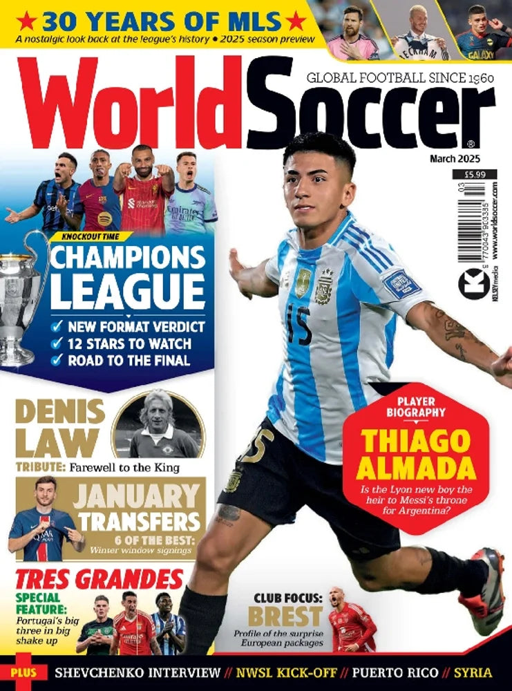 Tạp Chí World Soccer (UK) Magazine #March 2025 - Kallos Vietnam