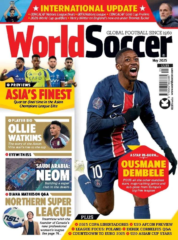 Tạp Chí World Soccer (UK) Magazine #May 2025-Kallos