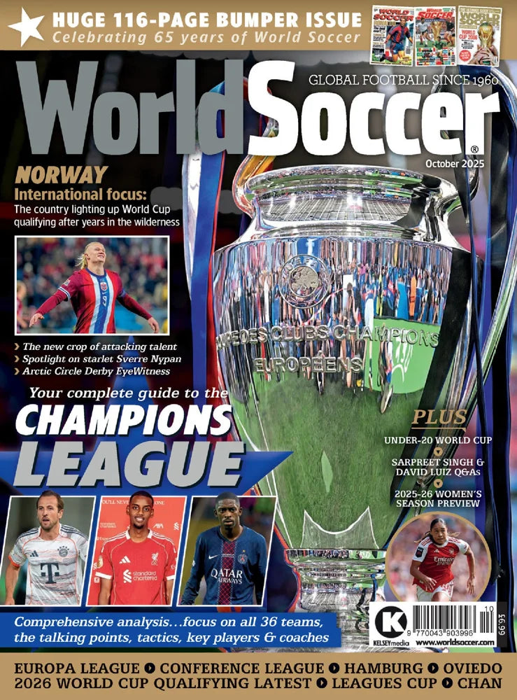 Tạp Chí World Soccer (UK) Magazine #October 2025-Kallos
