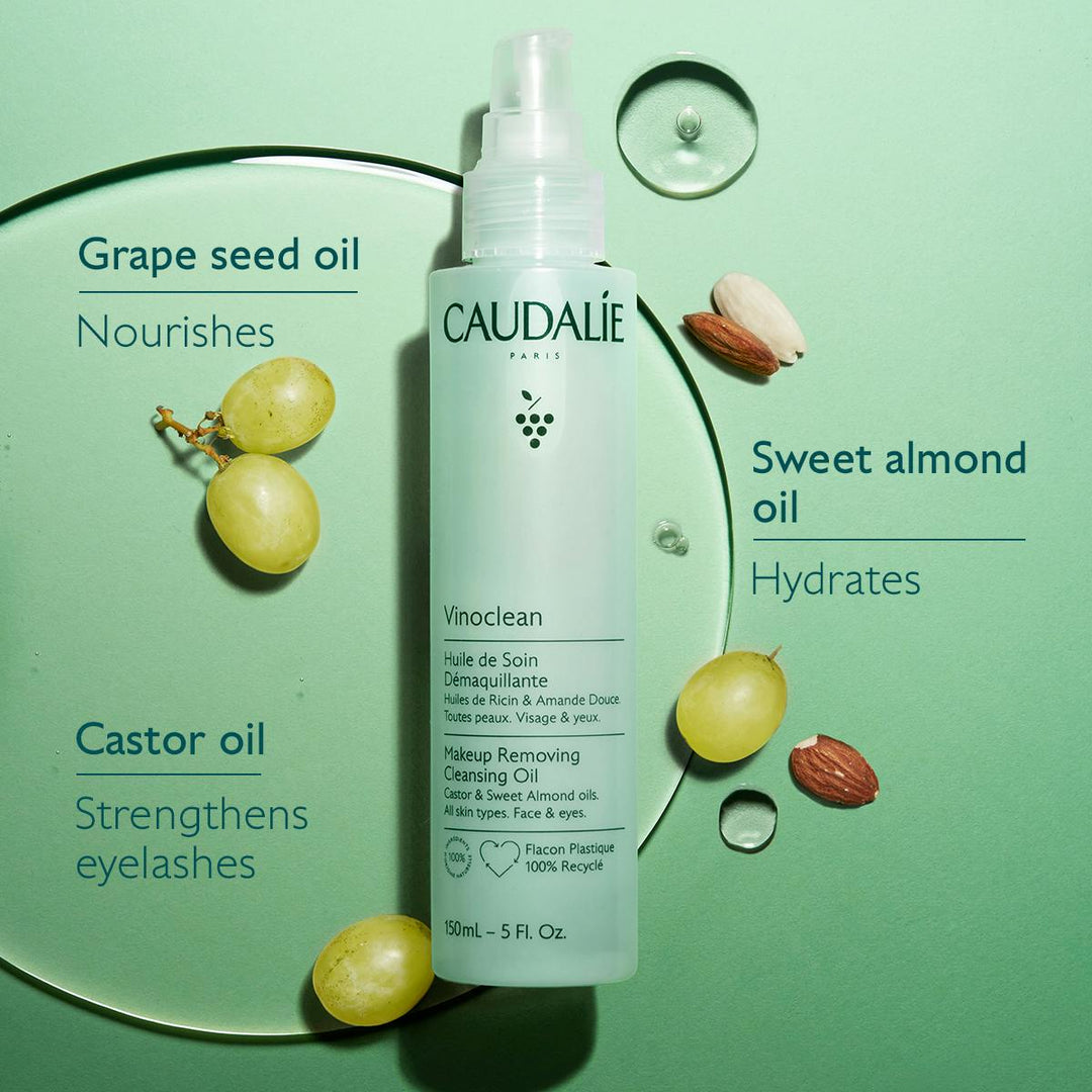 Tẩy Trang Caudalie Vinoclean Make-Up Removing Cleansing Oil #150 mL