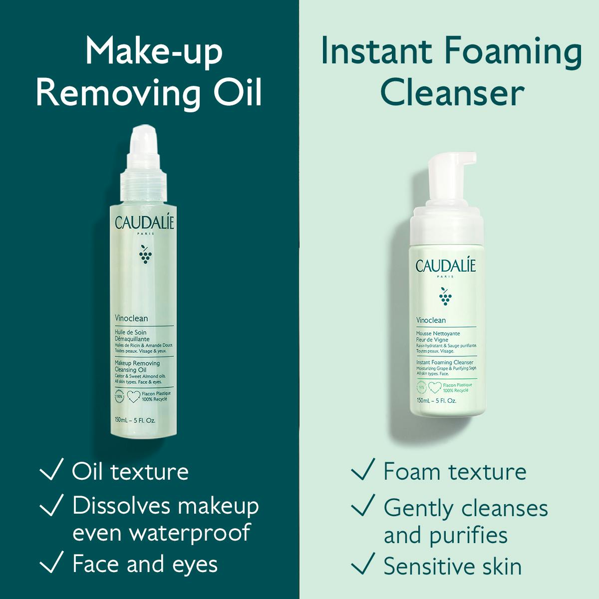 Tẩy Trang Caudalie Vinoclean Make-Up Removing Cleansing Oil #150 mL